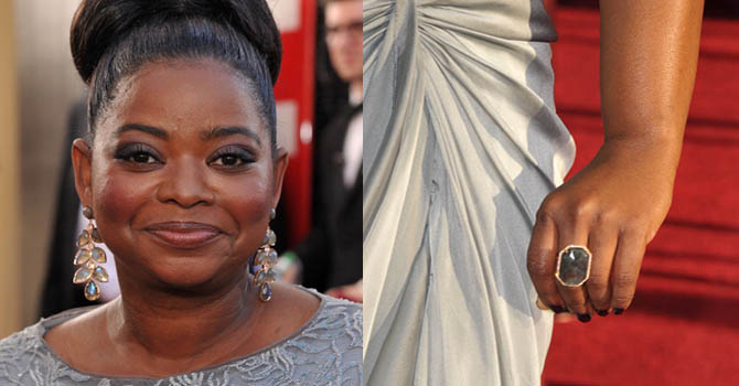 LOS ANGELES, CA - JANUARY 29: Actress Octavia Spencer arrives at The 18th Annual Screen Actors Guild Awards broadcasted on TNT/TBS at The Shrine Auditorium on January 29, 2012 in Los Angeles, California. (Photo by Lester Cohen/WireImage) 22005_007_LC_0128.JPG