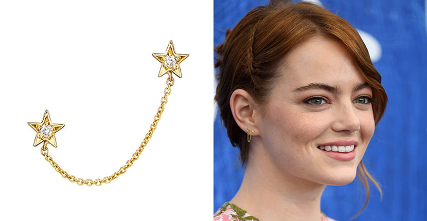 The Adventurine Posts Emma Stone’s Starry Starry Bright Earrings