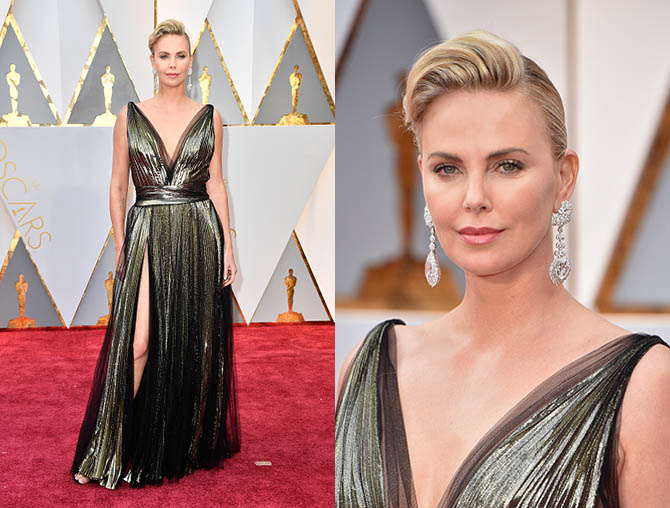 HOLLYWOOD, CA - FEBRUARY 26: Actor Charlize Theron attends the 89th Annual Academy Awards at Hollywood & Highland Center on February 26, 2017 in Hollywood, California. (Photo by Frazer Harrison/Getty Images)