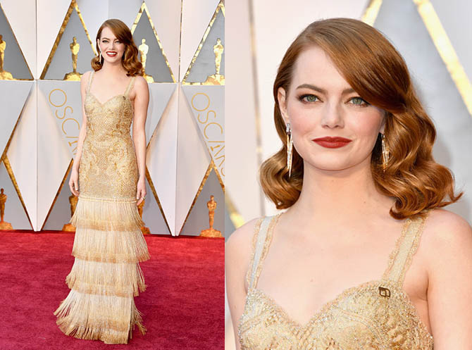 HOLLYWOOD, CA - FEBRUARY 26: Actor Emma Stone attends the 89th Annual Academy Awards at Hollywood & Highland Center on February 26, 2017 in Hollywood, California. (Photo by Steve Granitz/WireImage)
