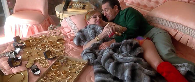 Sharon Stone and Robert DeNiro on the best with the Bulgari jewelry in 'Casino.' Photo Universal Pictures