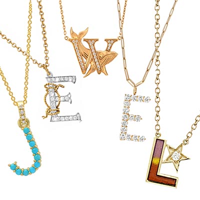 The Adventurine Posts What’s Hot Now: The New Initial Necklaces