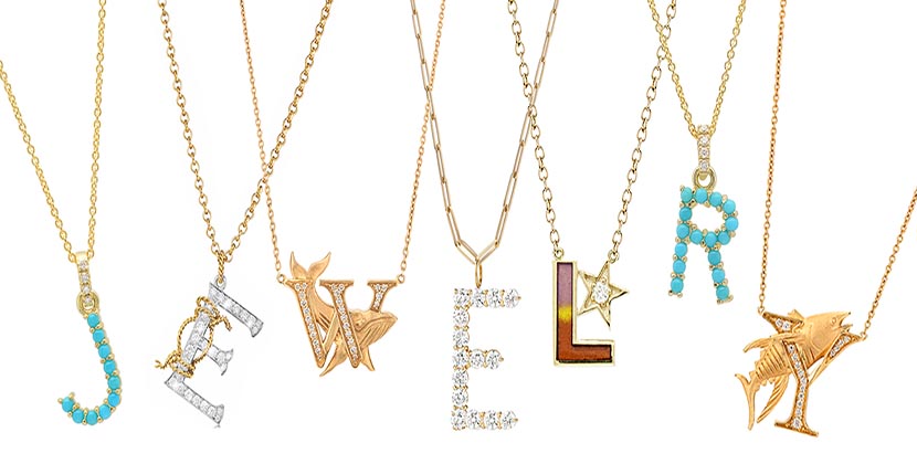 The Adventurine Posts What’s Hot Now: The New Initial Necklaces