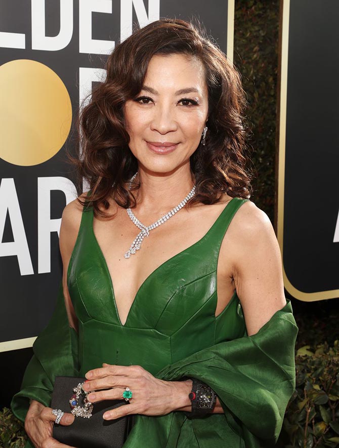 Michelle Yeoh in her own emerald ring