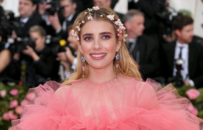 Emma Roberts wore jewels by Irene Neuwirth at the MET Gala. Photo Getty