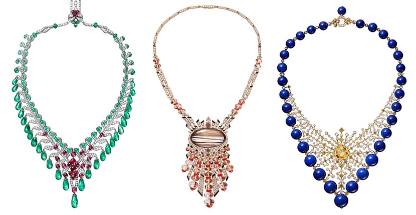The Adventurine Posts Necklaces Shine in Cartier’s New High Jewelry