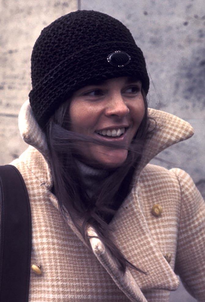 Ali MacGraw sighted on March 8, 1971 at the Sherry Netherlands Hotel in New York City. (Photo by Ron Galella, Ltd./Ron Galella Collection via Getty Images)