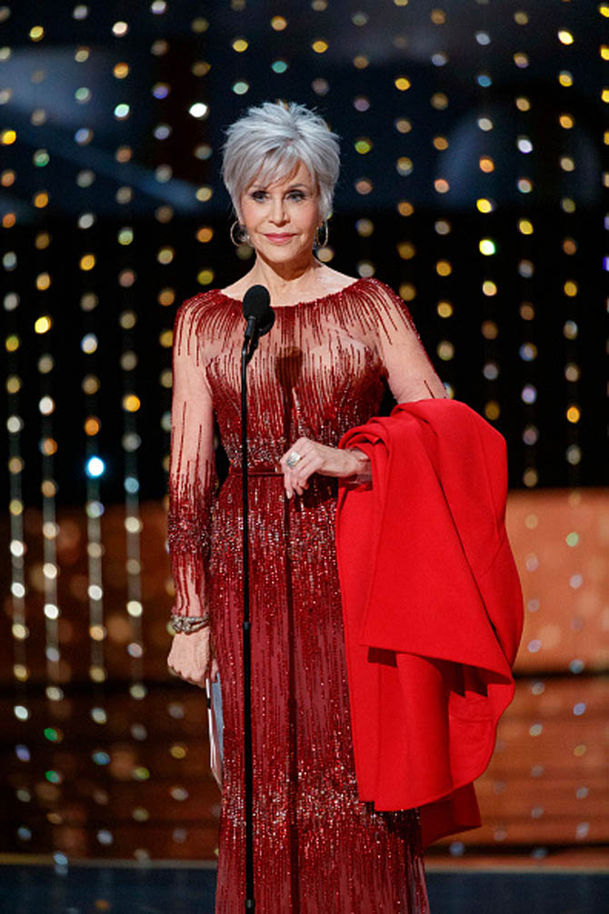 Jane Fonda in Pomellato jewels