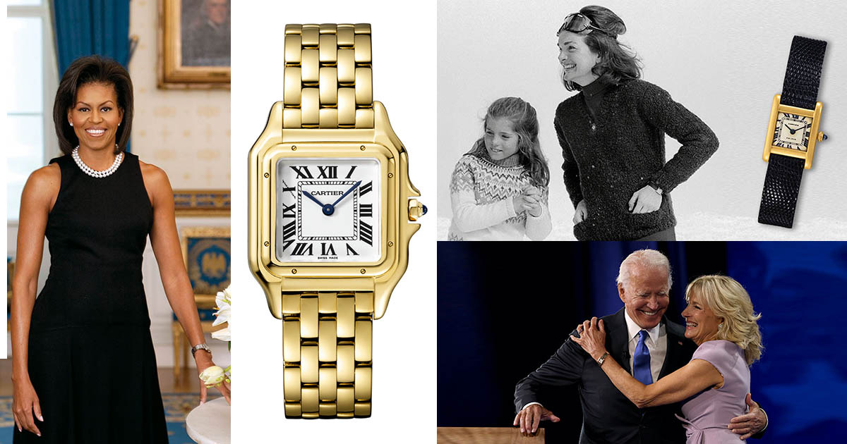 The Cartier Watches of First Ladies