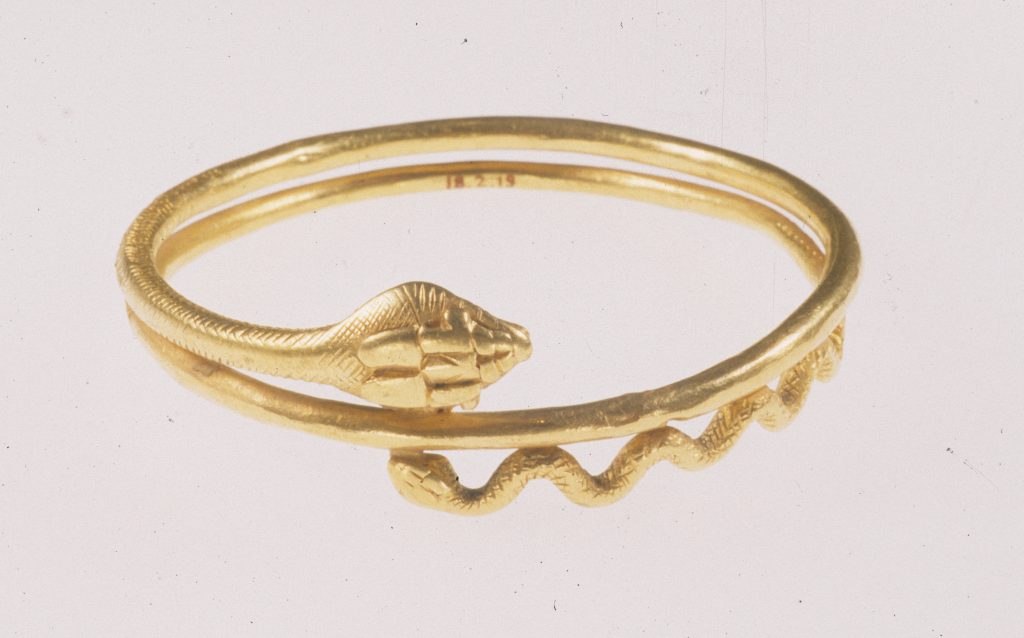Vintage Gold Snake Bracelet, Sugar et Cie