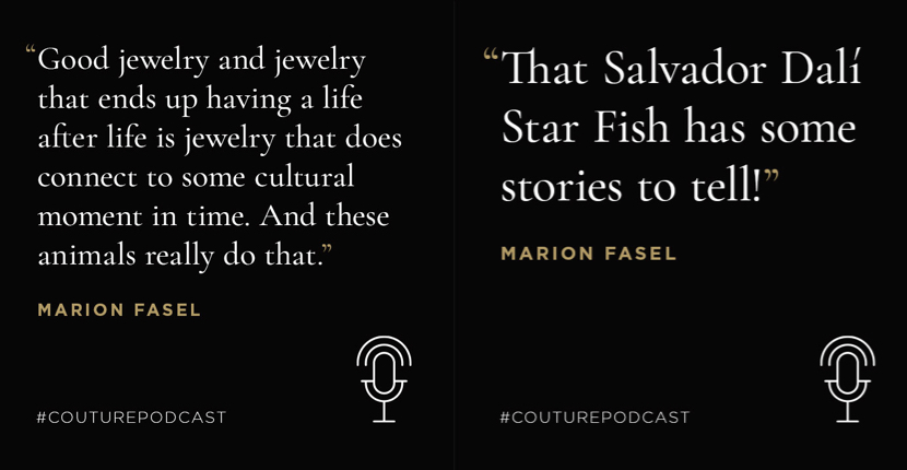 The Adventurine Posts Listen to Marion Fasel on The Couture Podcast