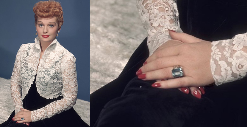 The Adventurine Posts Lucille Ball’s Unique Engagement Ring