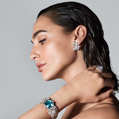 The Adventurine Posts Gal Gadot Models Tiffany’s Blue Book Jewels