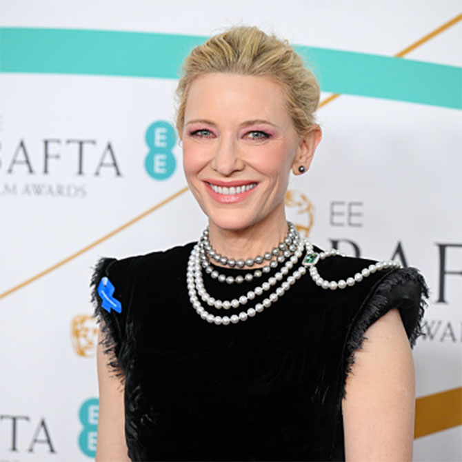 Cate Blanchett wore custom Louis Vuitton repurposed High Jewelry